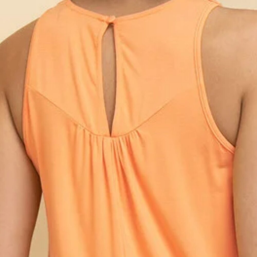 Sleeveless Top with Crochet Trim - Picture 6 of 8